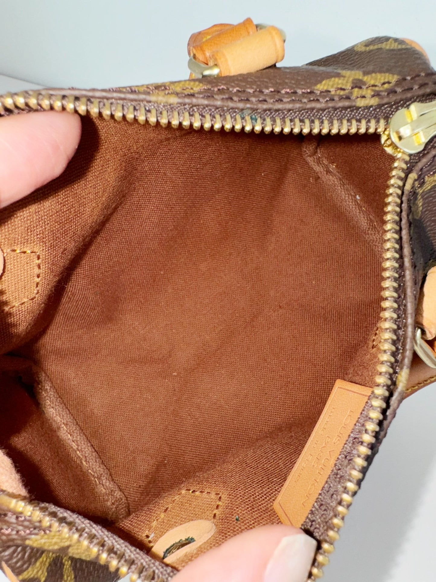 Louis Vuitton Vintage Mini Speedy Handbag Crossbody Bag