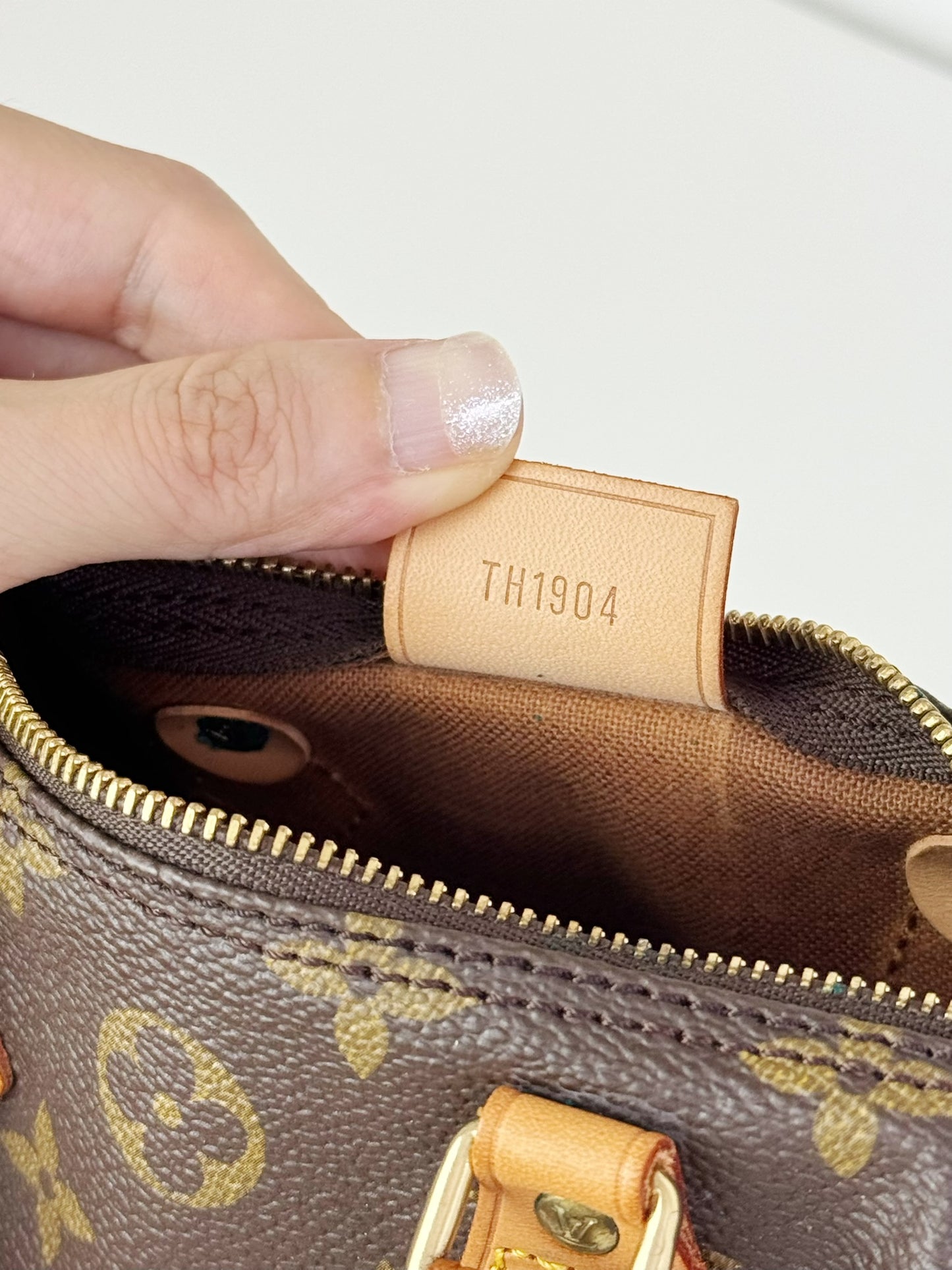 Louis Vuitton Vintage Mini Speedy Handbag Crossbody Bag