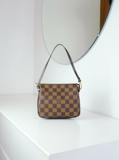 Louis Vuitton Vintage Damier Trousse Pochette Shoulder Crossbody Bag