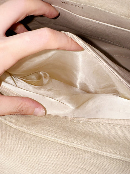 Chanel Vintage Turnlock Cocomark Tote Shoulder Bag