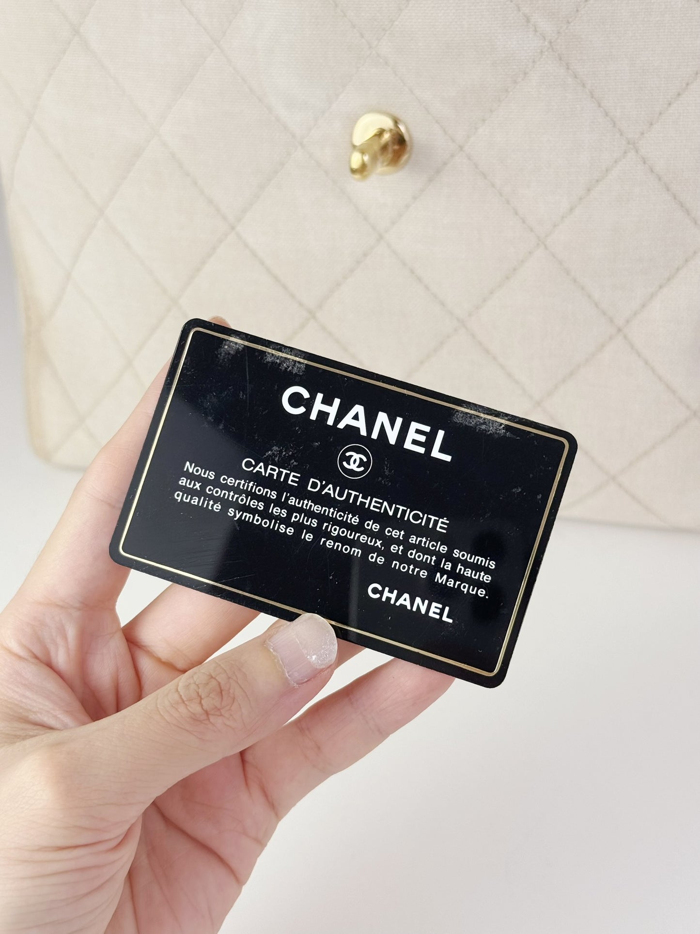 Chanel Vintage Turnlock Cocomark Tote Shoulder Bag