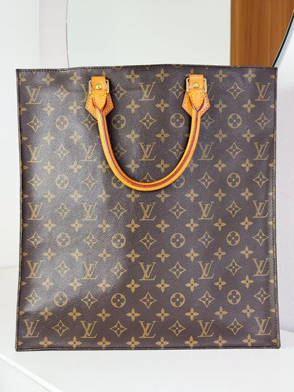 Louis Vuitton Vintage Sac Plat Handbag Tote Crossbody Bag