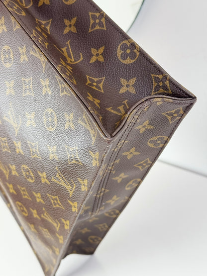 Louis Vuitton Vintage Sac Plat Handbag Tote Crossbody Bag