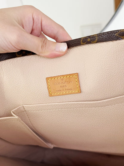 Louis Vuitton Vintage Sac Plat Handbag Tote Crossbody Bag