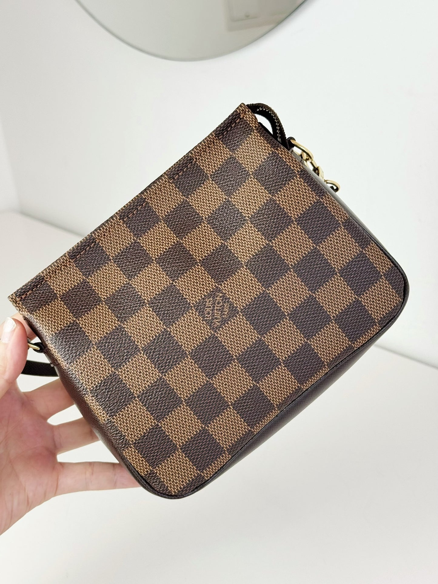 Louis Vuitton Vintage Damier Trousse Pochette Shoulder Crossbody Bag