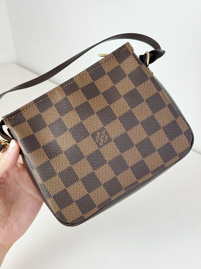 Louis Vuitton Vintage Damier Trousse Pochette Shoulder Crossbody Bag