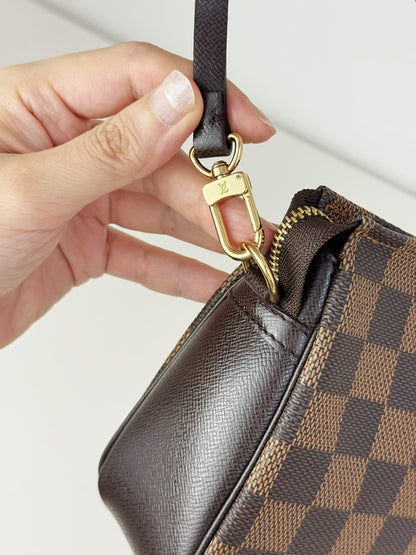 Louis Vuitton Vintage Damier Trousse Pochette Shoulder Crossbody Bag