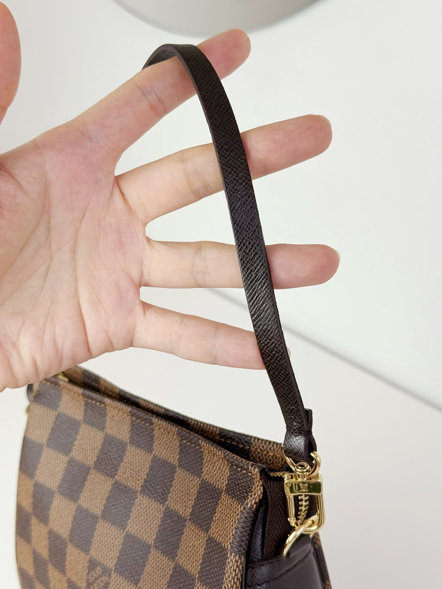 Louis Vuitton Vintage Damier Trousse Pochette Shoulder Crossbody Bag
