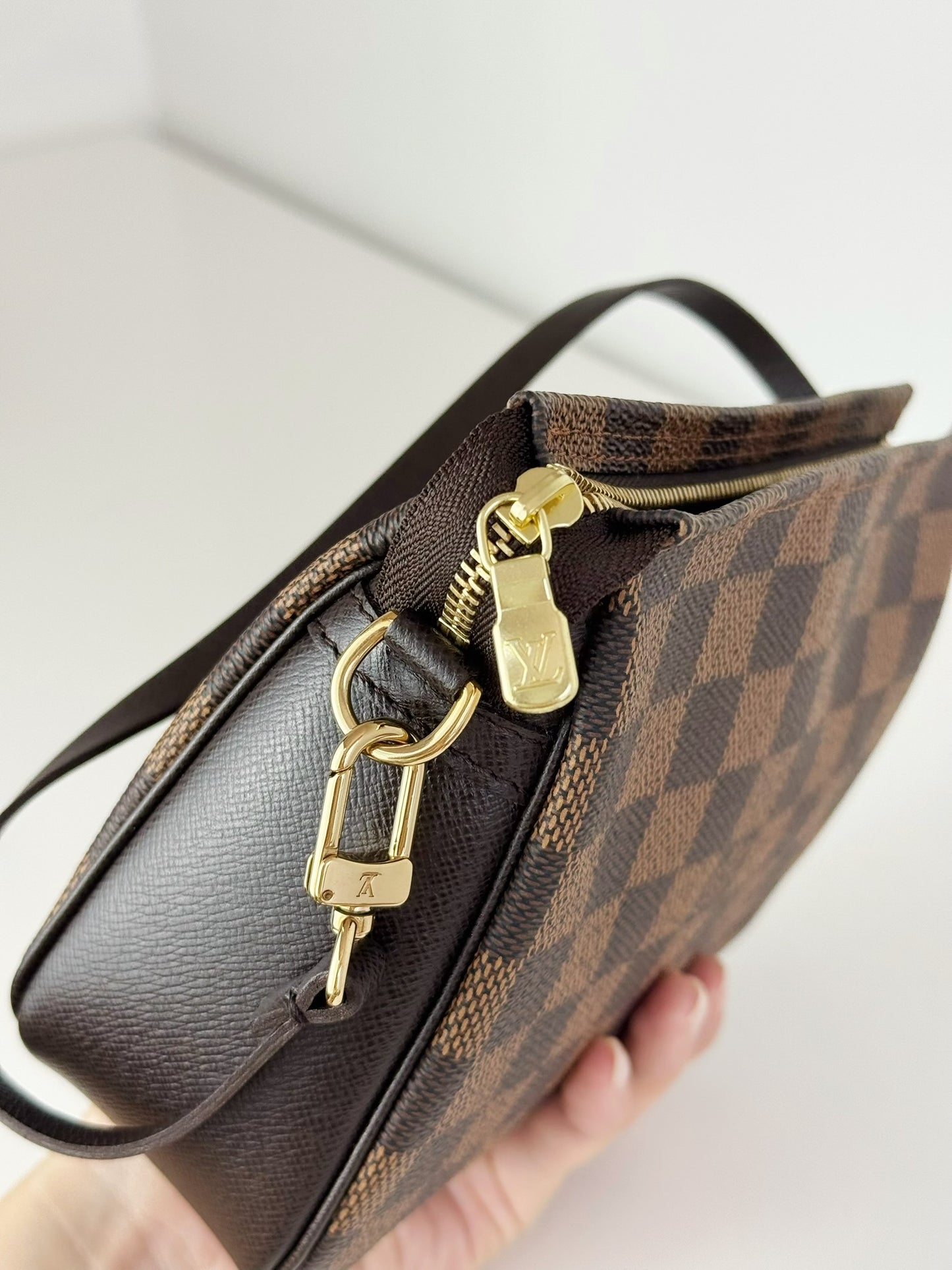 Louis Vuitton Vintage Damier Trousse Pochette Shoulder Crossbody Bag