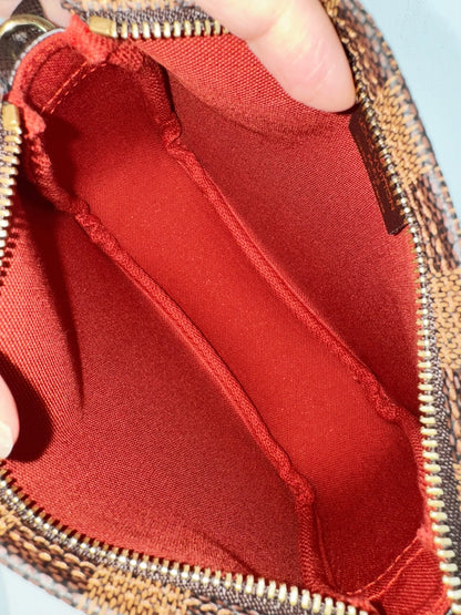 Louis Vuitton Vintage Damier Trousse Pochette Shoulder Crossbody Bag