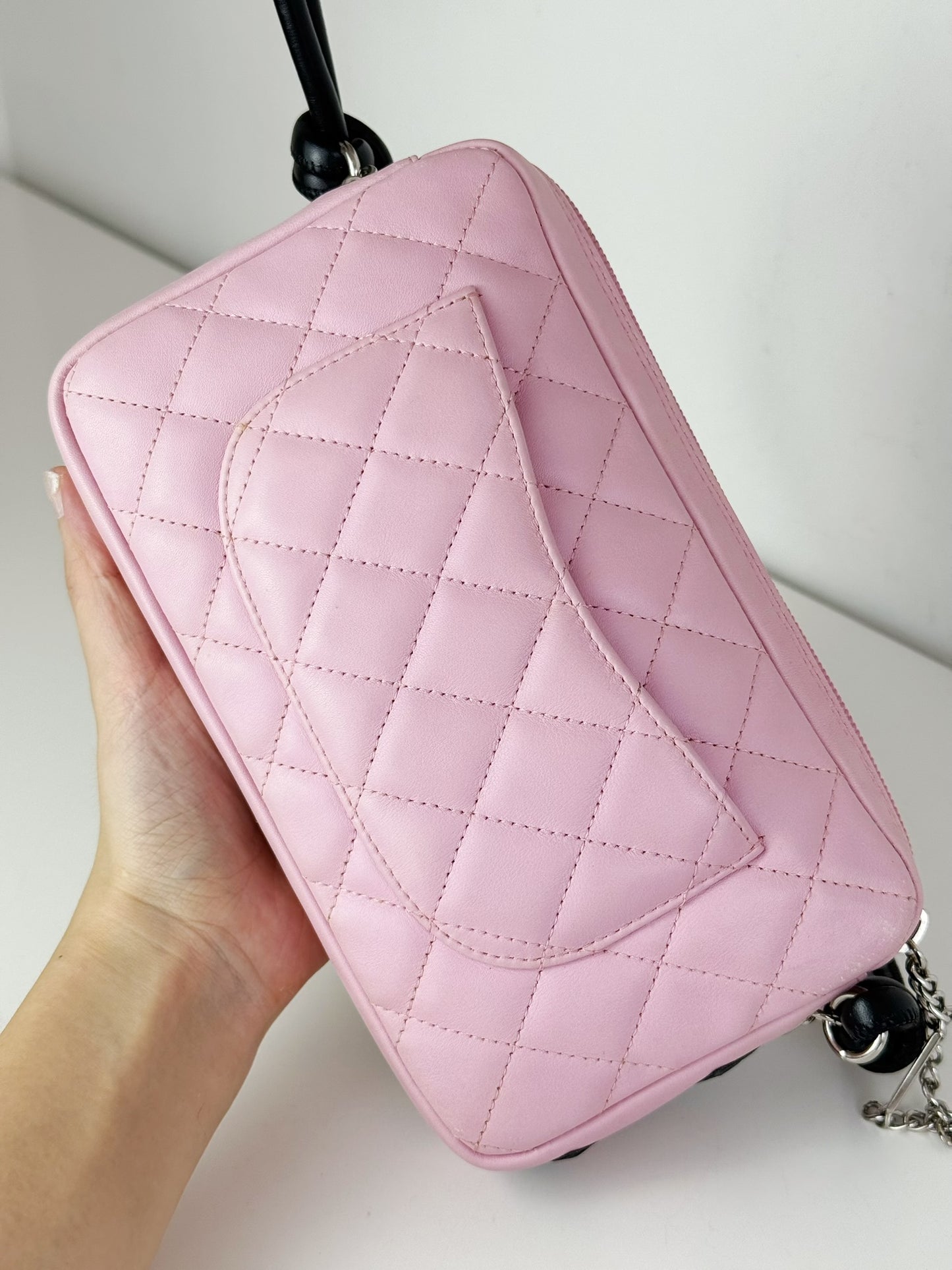 Chanel Vintage Pink Cambon Shoulder Bag
