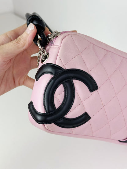 Chanel Vintage Pink Cambon Shoulder Bag