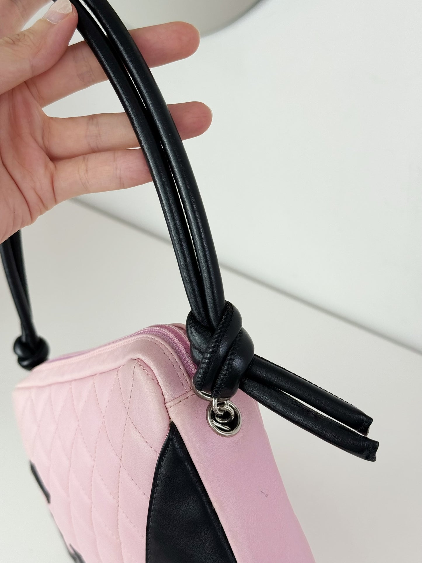Chanel Vintage Pink Cambon Shoulder Bag