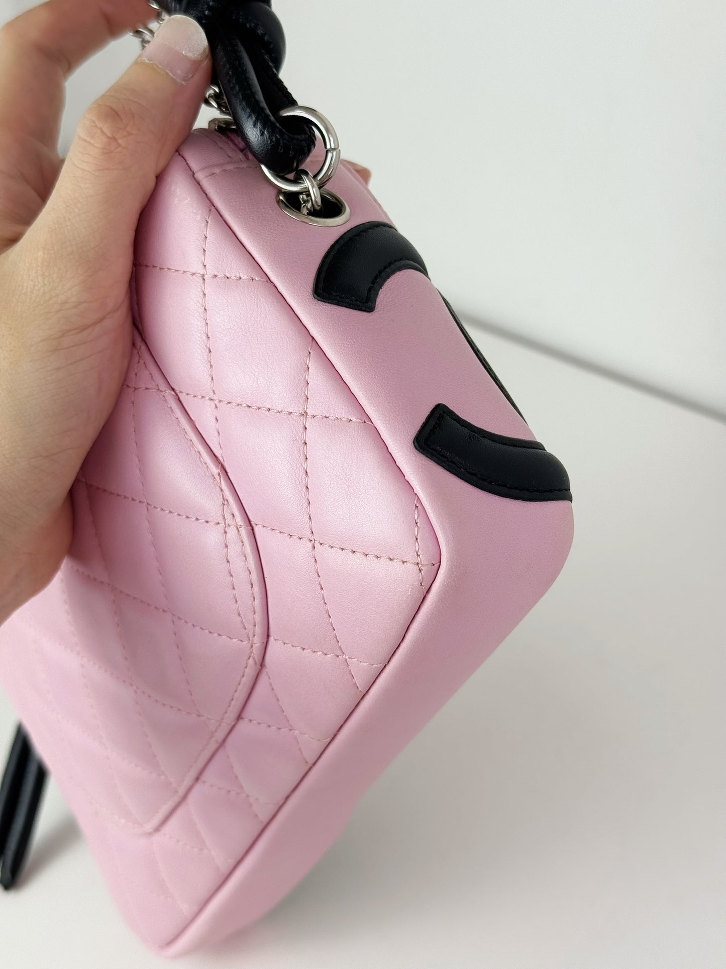 Chanel Vintage Pink Cambon Shoulder Bag