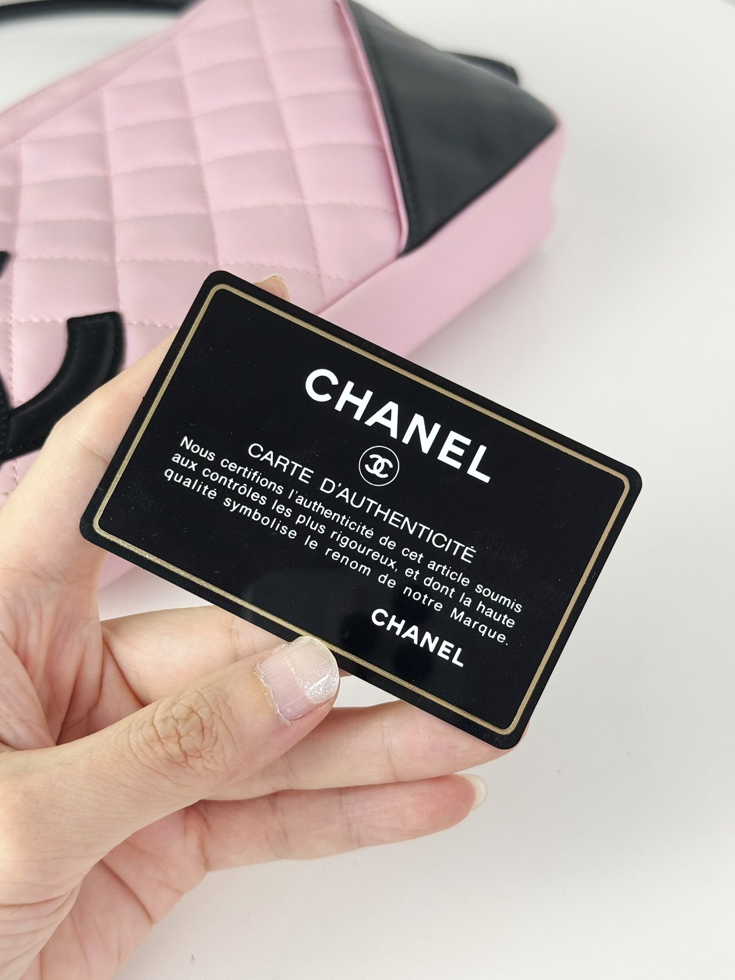 Chanel Vintage Pink Cambon Shoulder Bag