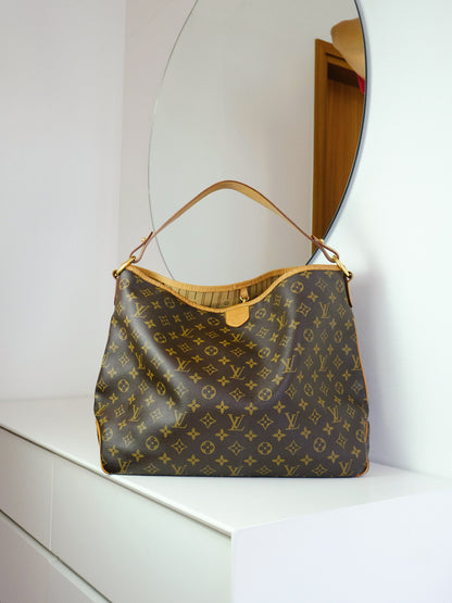 Louis Vuitton Vintage Delightful MM Tote Crossbody Bag
