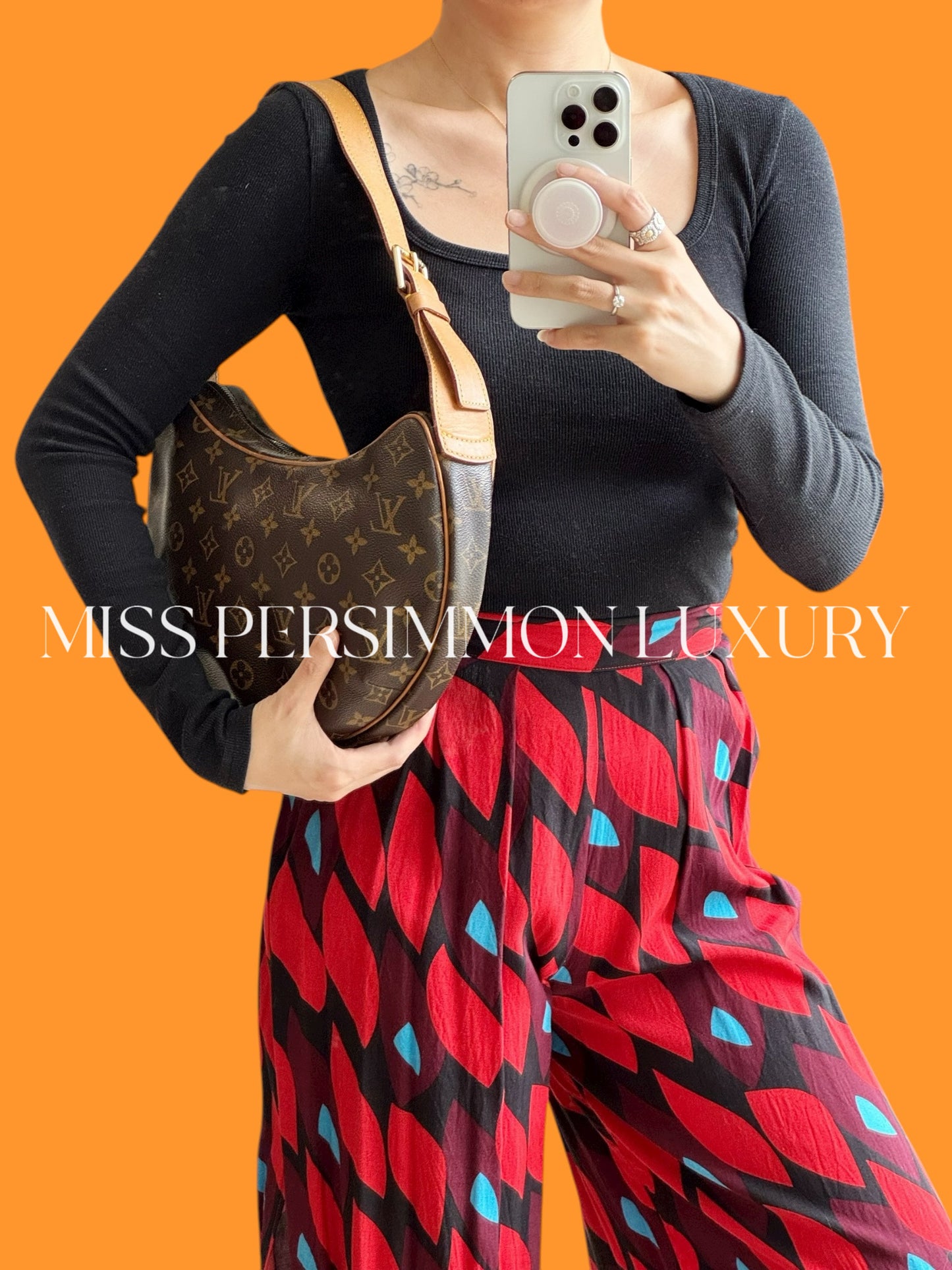 Louis Vuitton Vintage Croissant MM Shoulder Bag