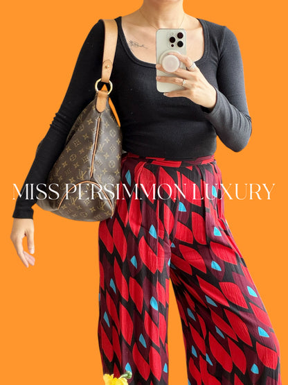 Louis Vuitton Vintage Delightful MM Tote Crossbody Bag