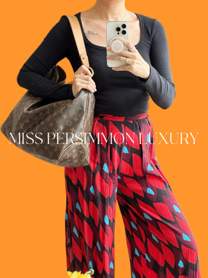 Louis Vuitton Vintage Delightful MM Tote Crossbody Bag