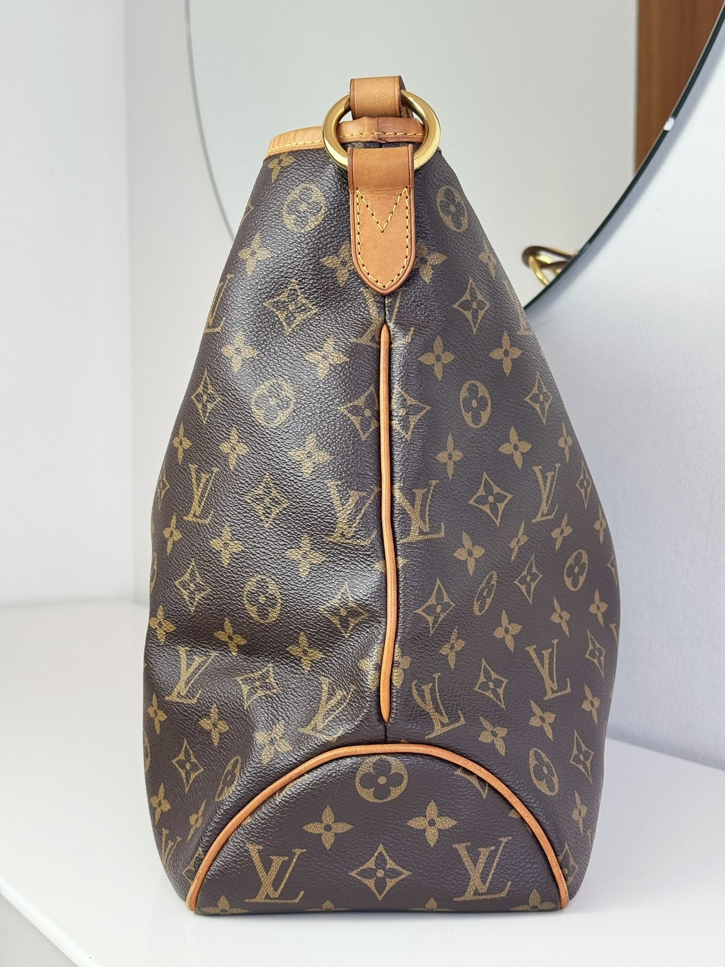 Louis Vuitton Vintage Delightful MM Tote Crossbody Bag