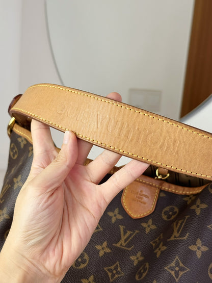 Louis Vuitton Vintage Delightful MM Tote Crossbody Bag