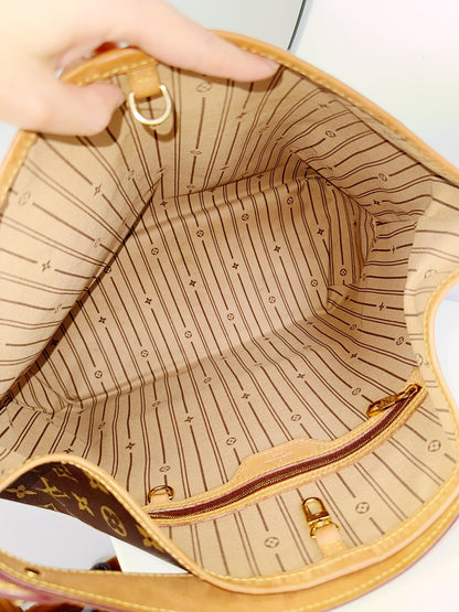 Louis Vuitton Vintage Delightful MM Tote Crossbody Bag