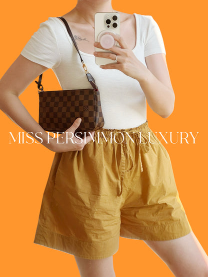 Louis Vuitton Damier Pochette Accessoires Shoulder Crossbody Bag