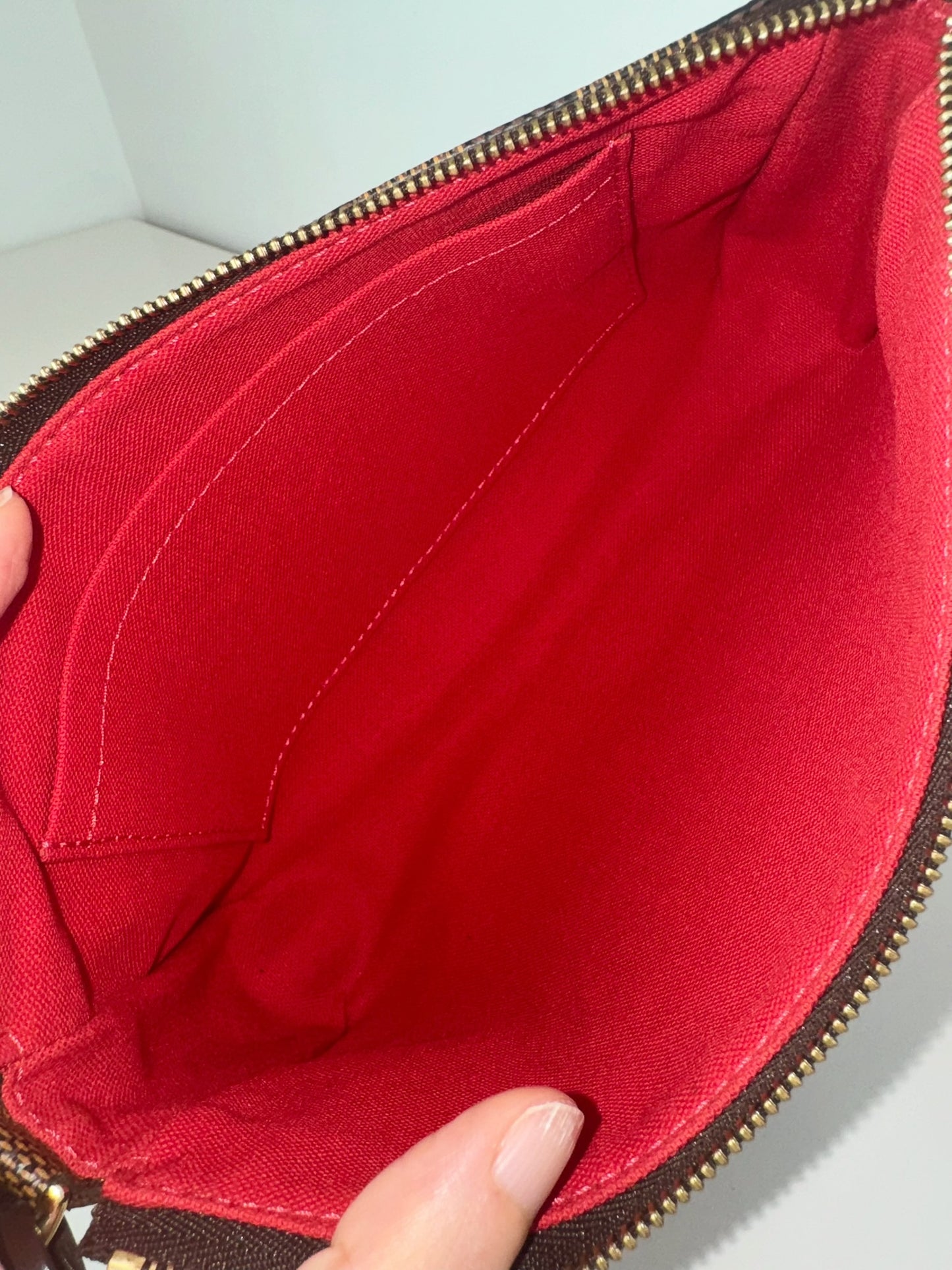 Louis Vuitton Damier Pochette Accessoires Shoulder Crossbody Bag