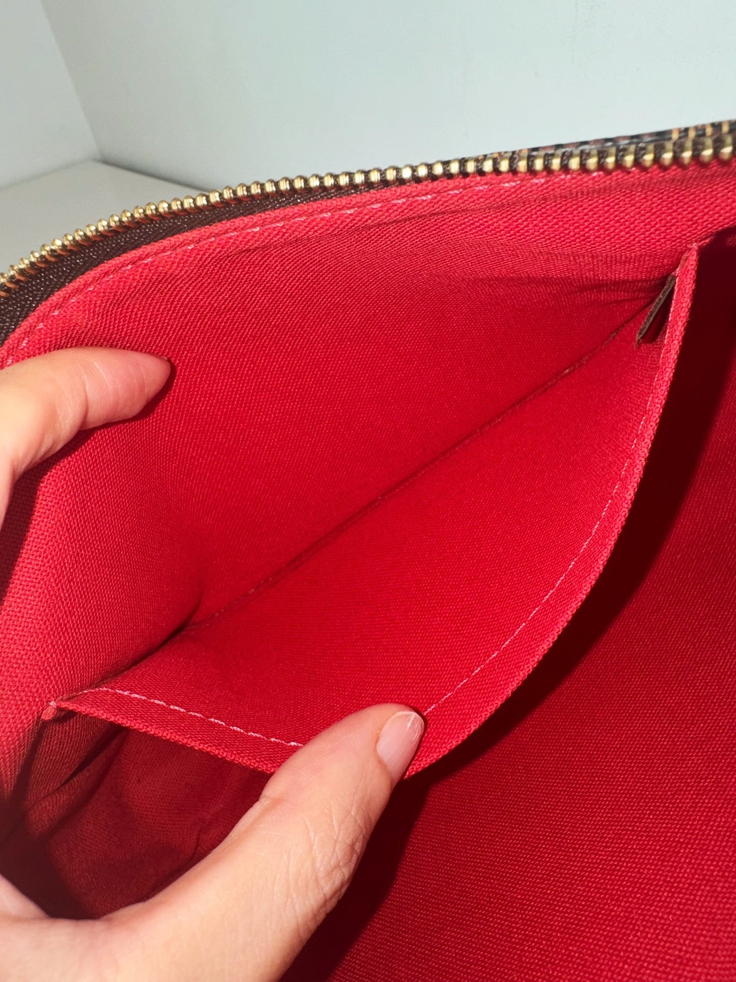 Louis Vuitton Damier Pochette Accessoires Shoulder Crossbody Bag