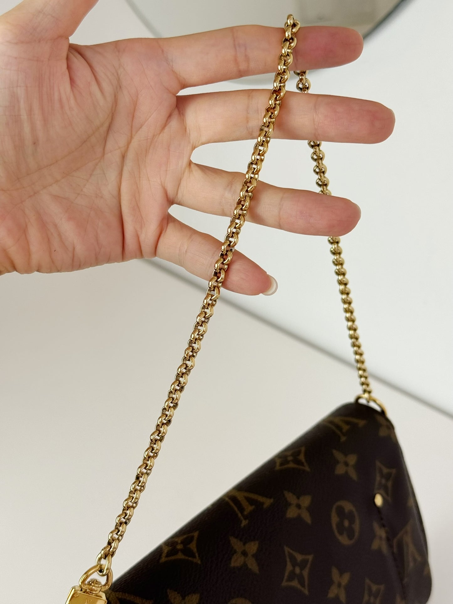 Louis Vuitton Vintage Favorite PM Shoulder Crossbody Bag