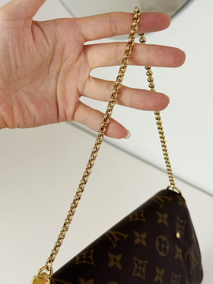 Louis Vuitton Vintage Favorite PM Shoulder Crossbody Bag