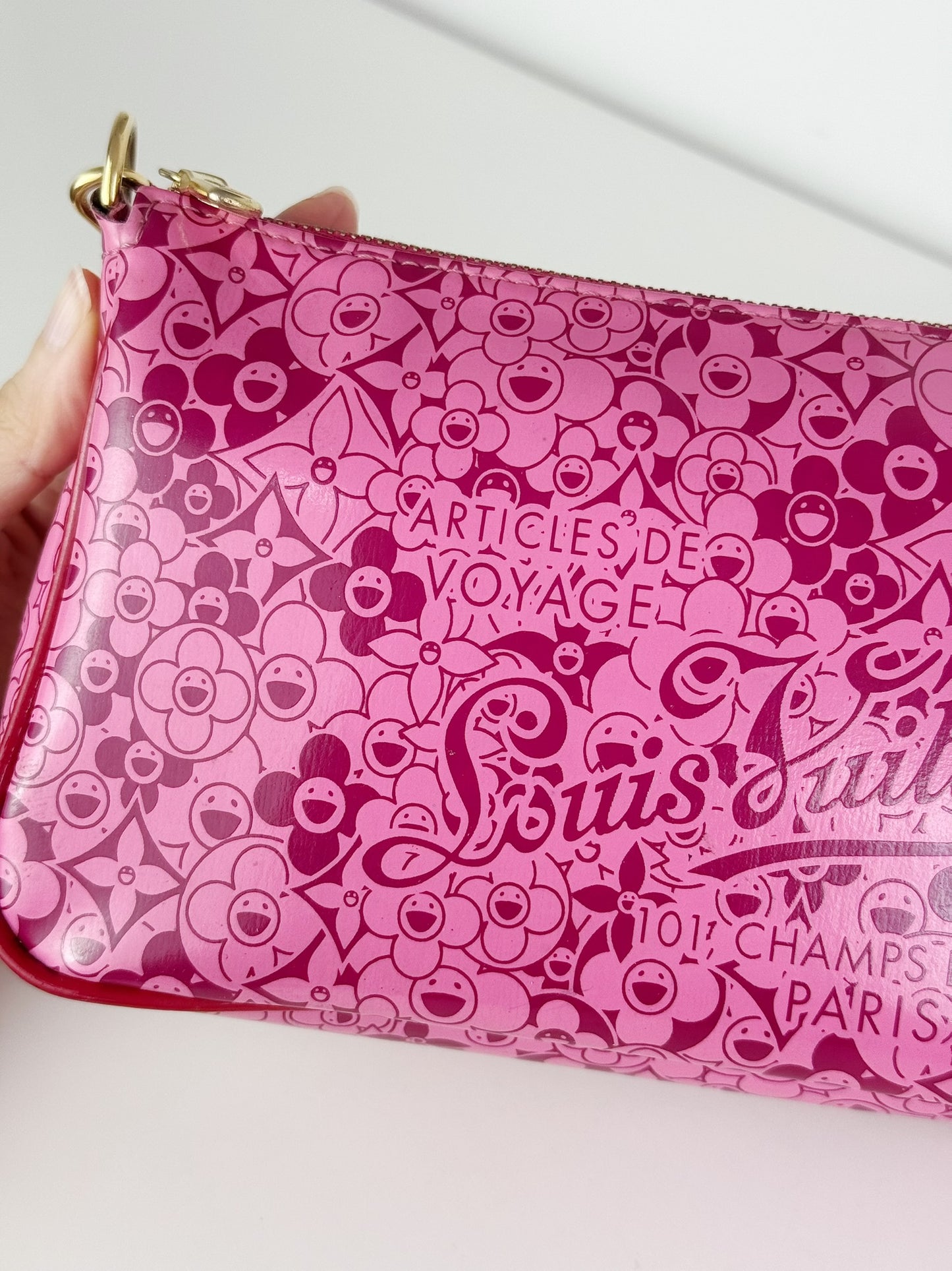 Louis Vuitton Takashi Murakami Cosmic Blossom Pochette Accessoires Shoulder Crossbody Bag