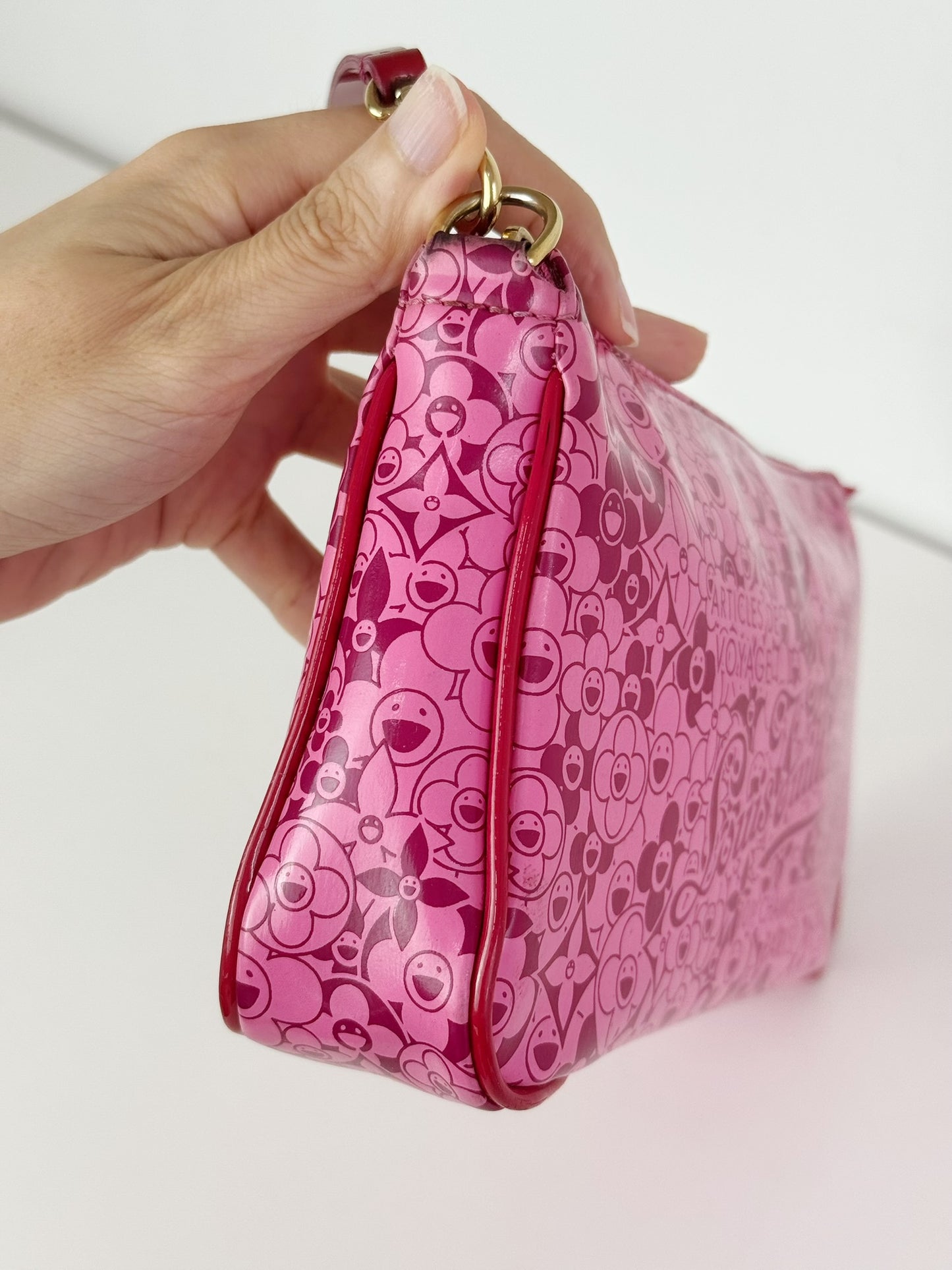 Louis Vuitton Takashi Murakami Cosmic Blossom Pochette Accessoires Shoulder Crossbody Bag