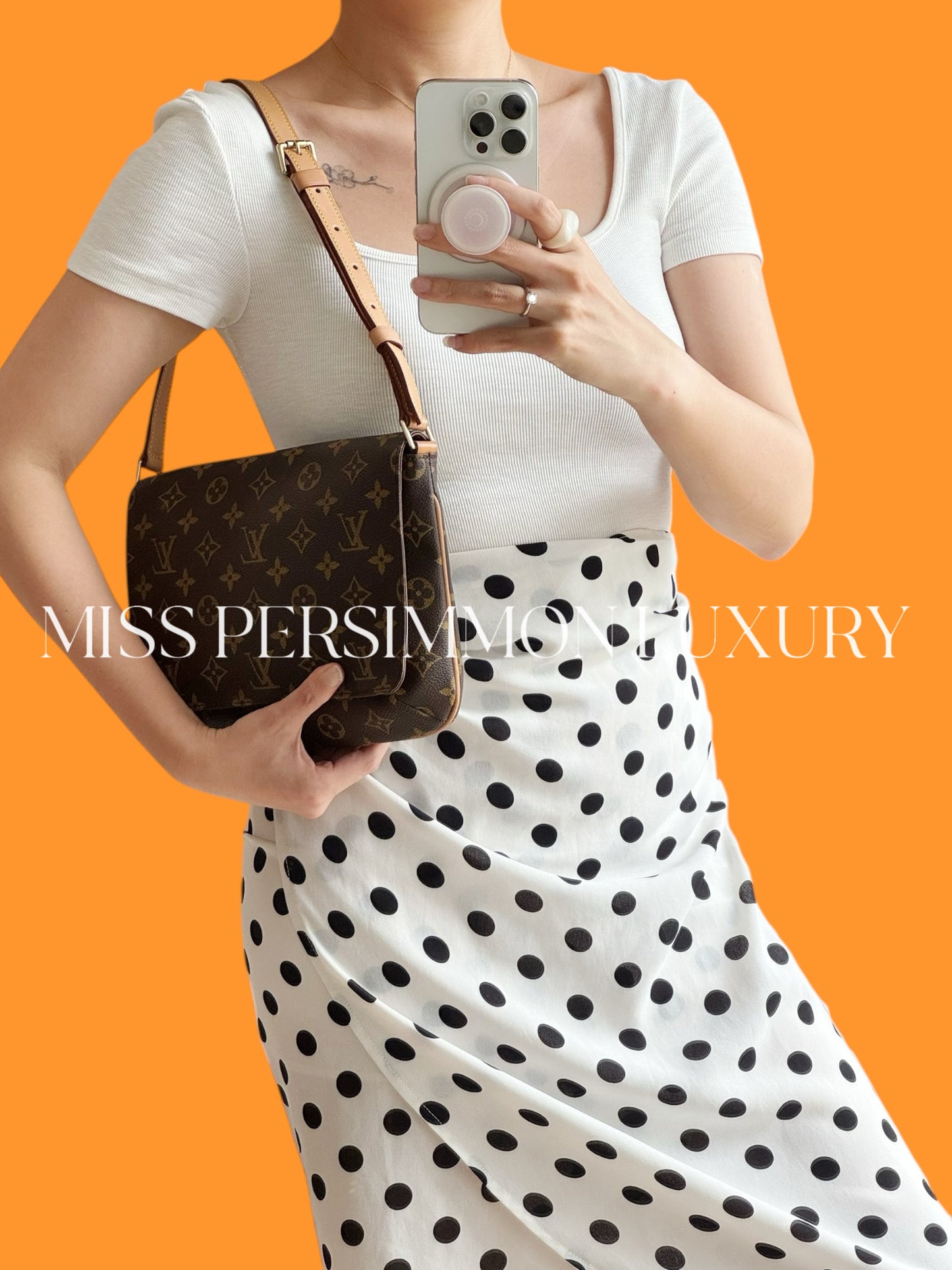 Louis Vuitton Vintage Musette Tango Shoulder Crossbody Bag