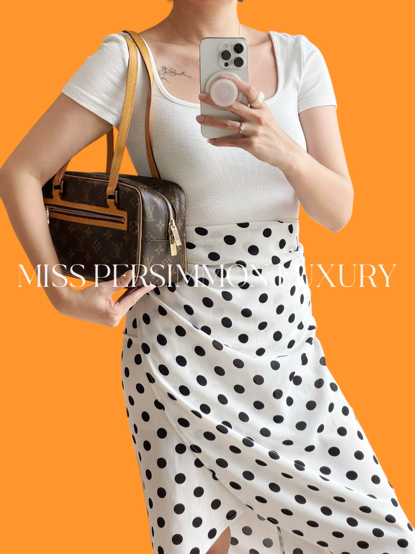 Louis Vuitton Vintage Cite MM Shoulder Bag