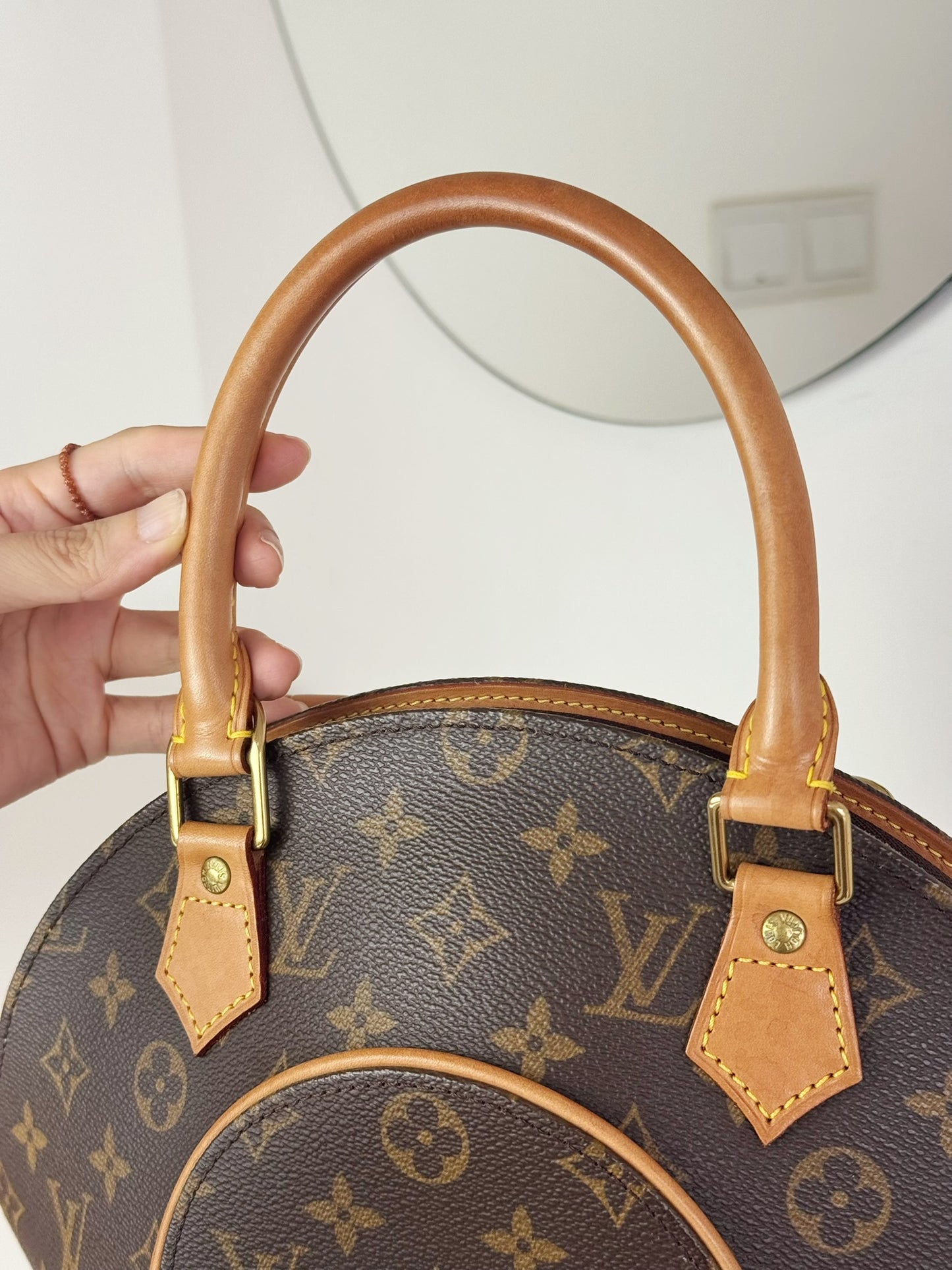 Louis Vuitton Vintage Ellipse Top Handle Crossbody Bag