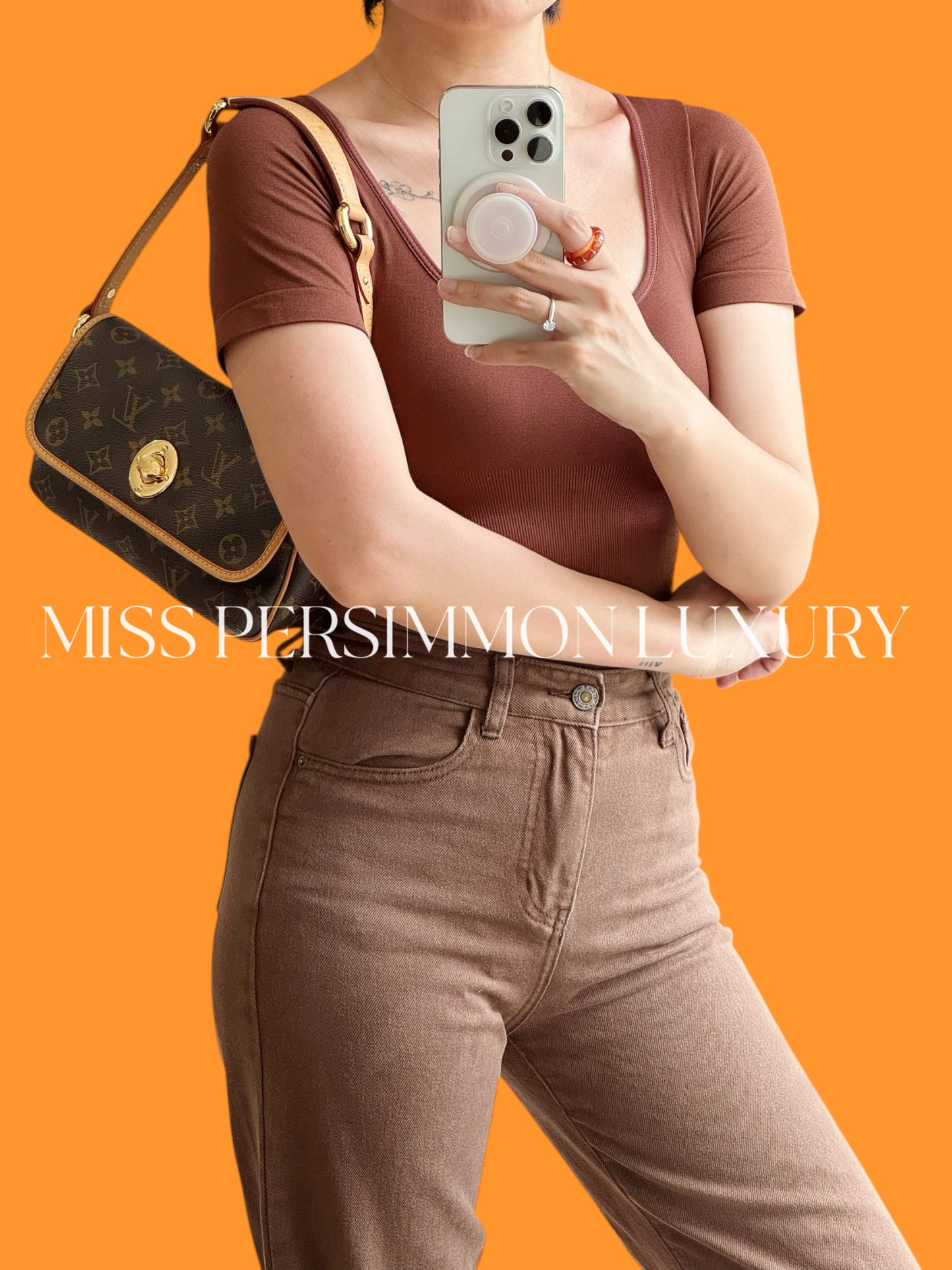 Louis Vuitton Vintage Tikal PM Shoulder Bag