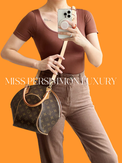 Louis Vuitton Vintage Ellipse Top Handle Crossbody Bag