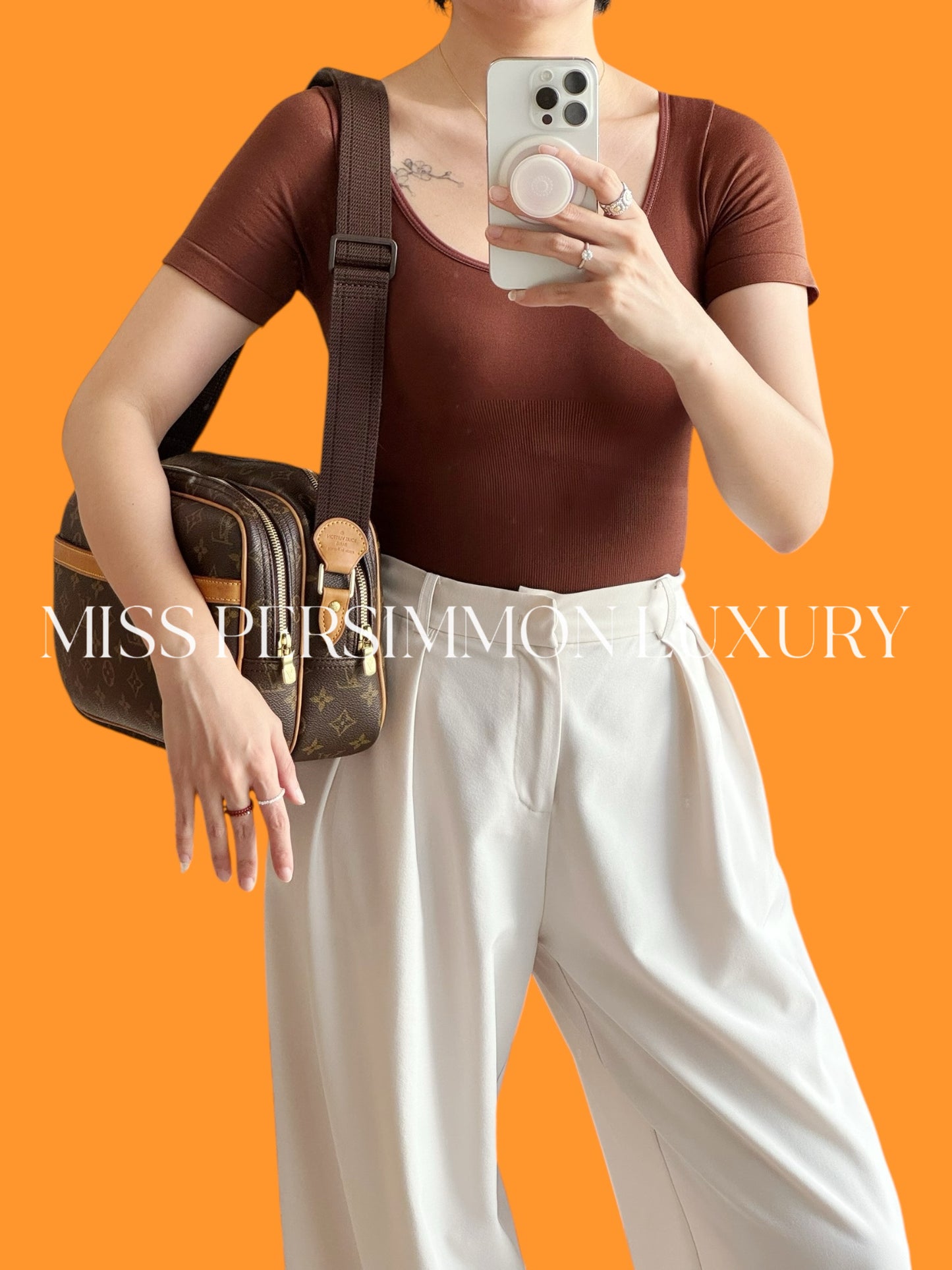 Louis Vuitton Vintage Reporter Shoulder Crossbody Bag