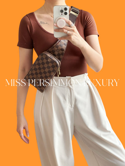 Louis Vuitton Vintage Damier Geronimos Crossbody Bag