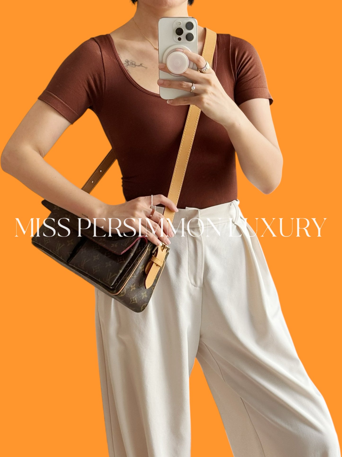 Louis Vuitton Viva Cite MM Shoulder Crossbody Bag