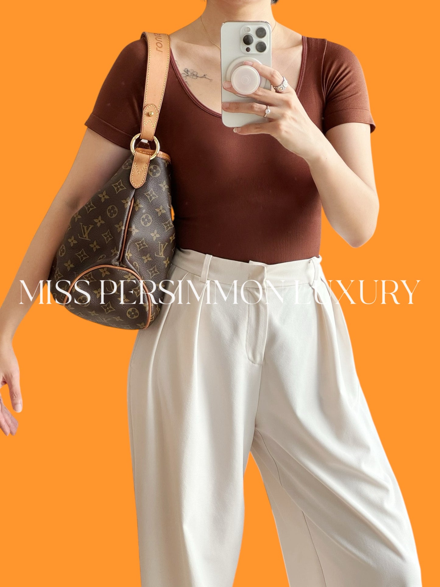 Louis Vuitton Vintage Delightful PM Tote Shoulder Bag