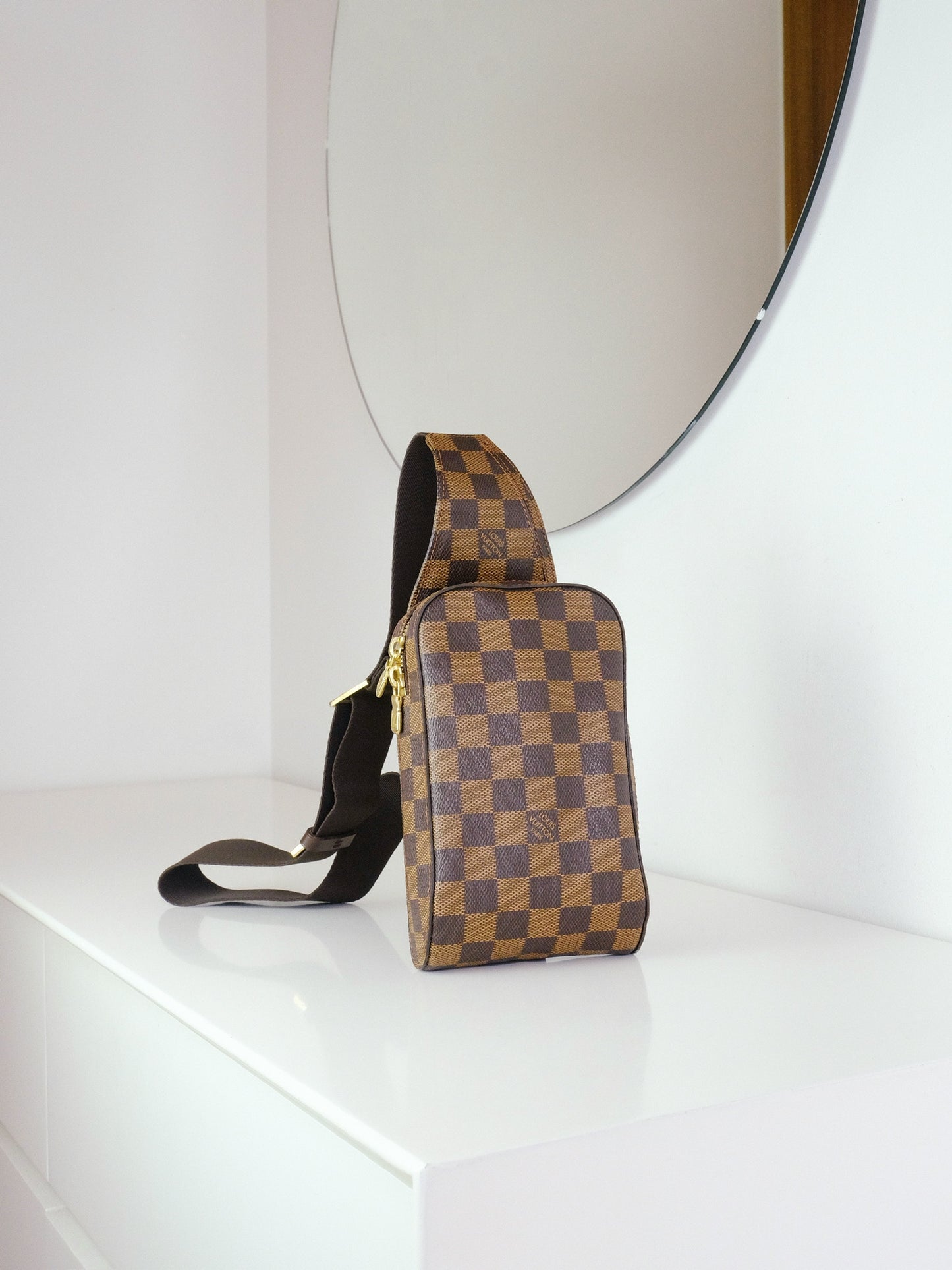 Louis Vuitton Vintage Damier Geronimos Crossbody Bag