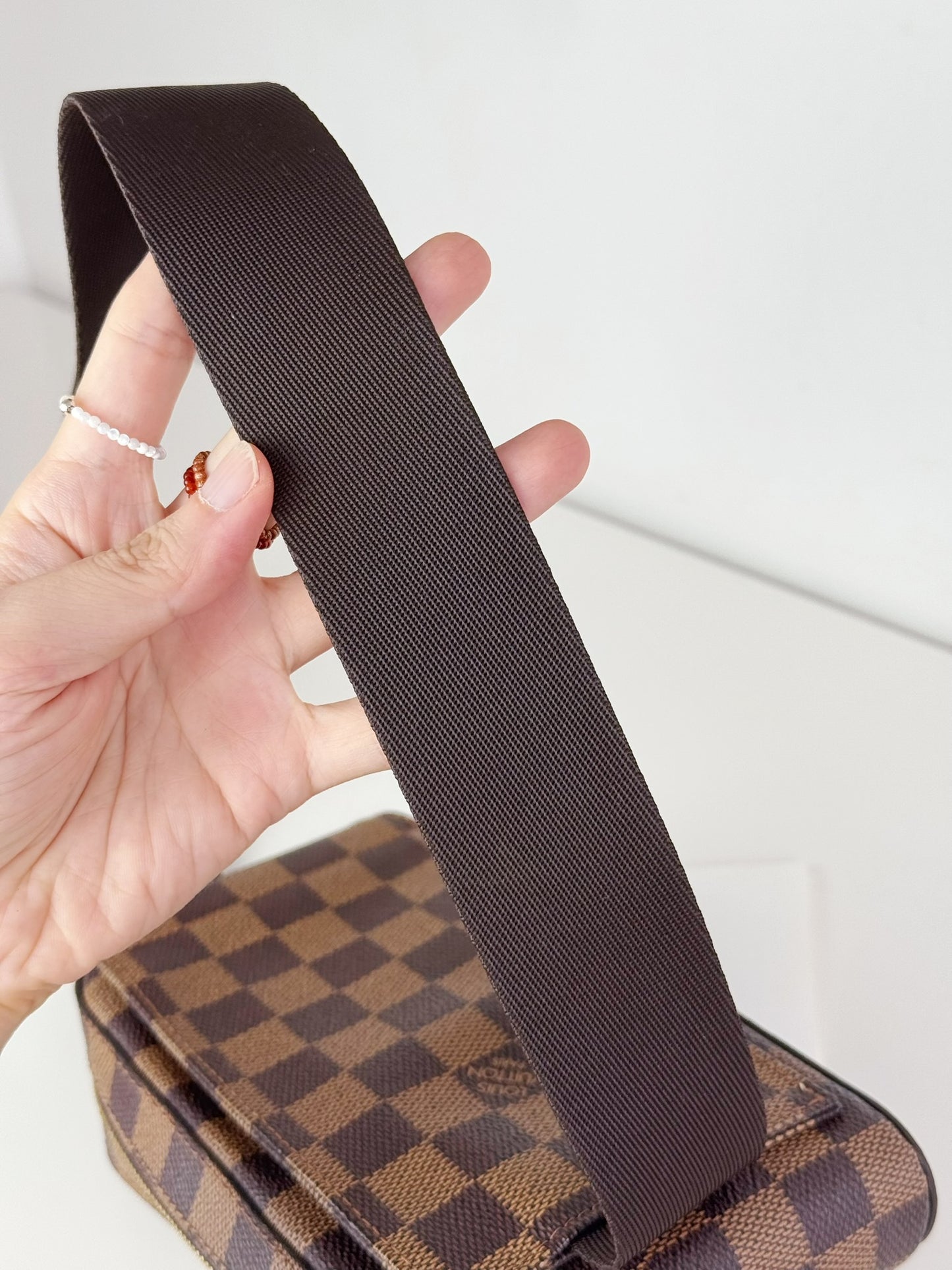 Louis Vuitton Vintage Damier Geronimos Crossbody Bag