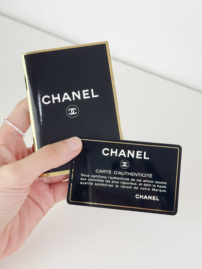 Chanel Vintage Green Patent Leather Shoulder Tote Bag