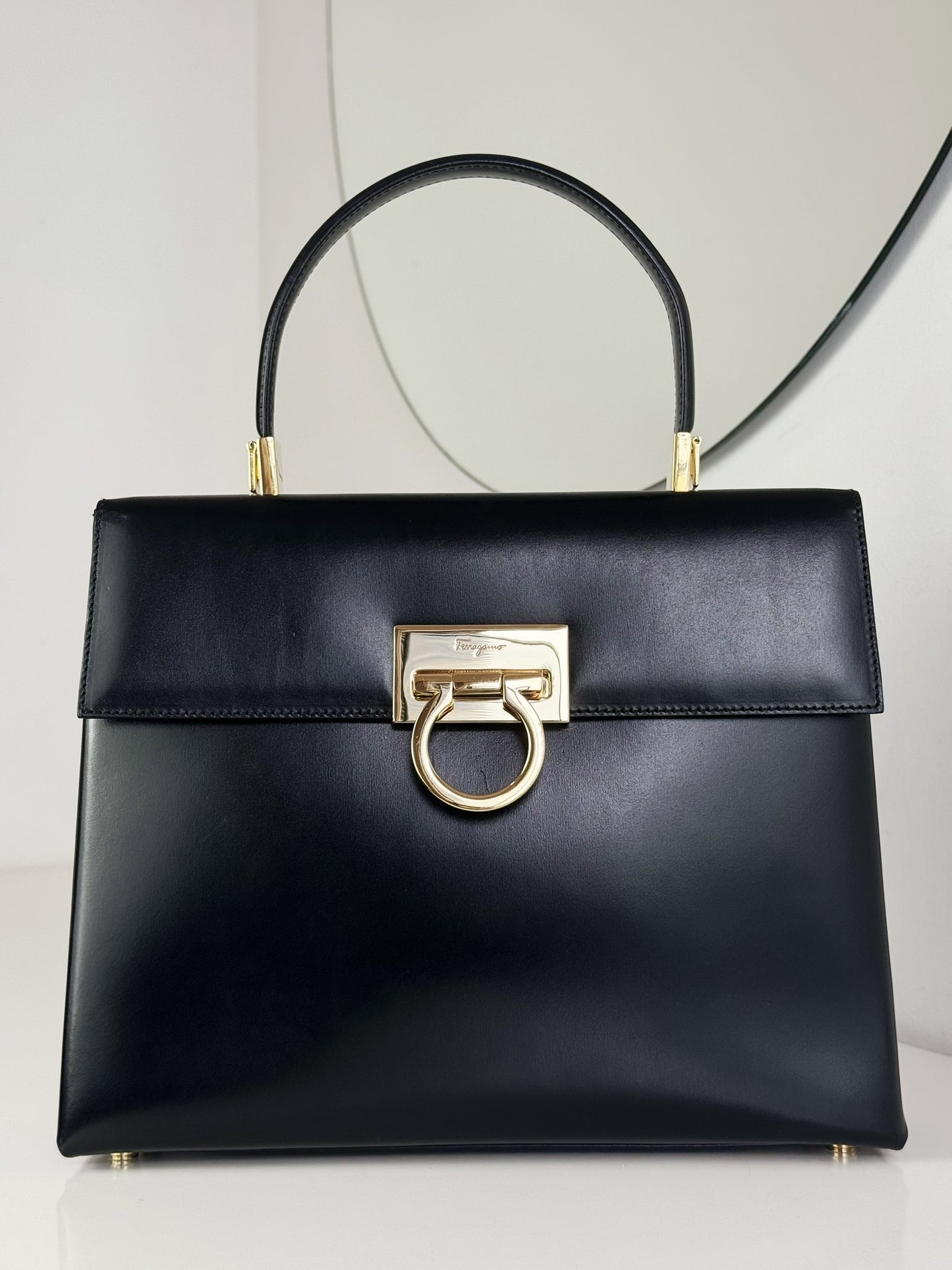 Salvatore Ferragamo Vintage Gancini Handbag Crossbody Bag