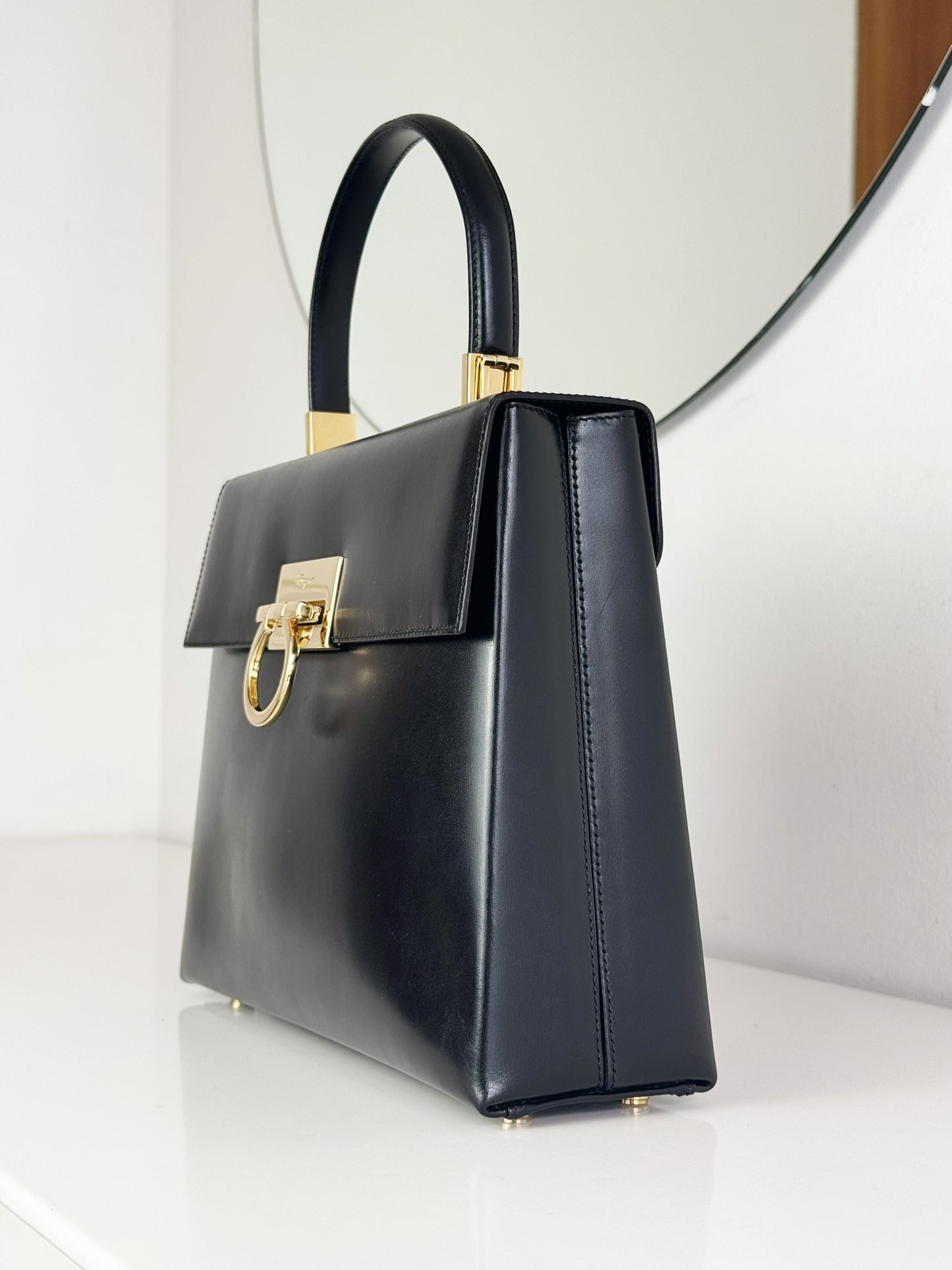 Salvatore Ferragamo Vintage Gancini Handbag Crossbody Bag