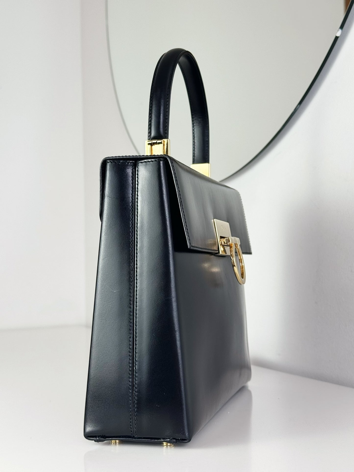 Salvatore Ferragamo Vintage Gancini Handbag Crossbody Bag