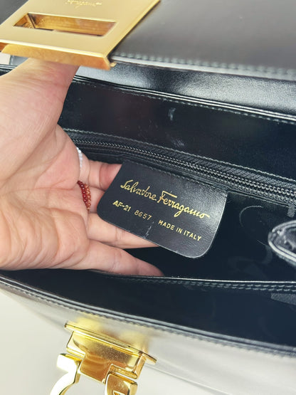 Salvatore Ferragamo Vintage Gancini Handbag Crossbody Bag