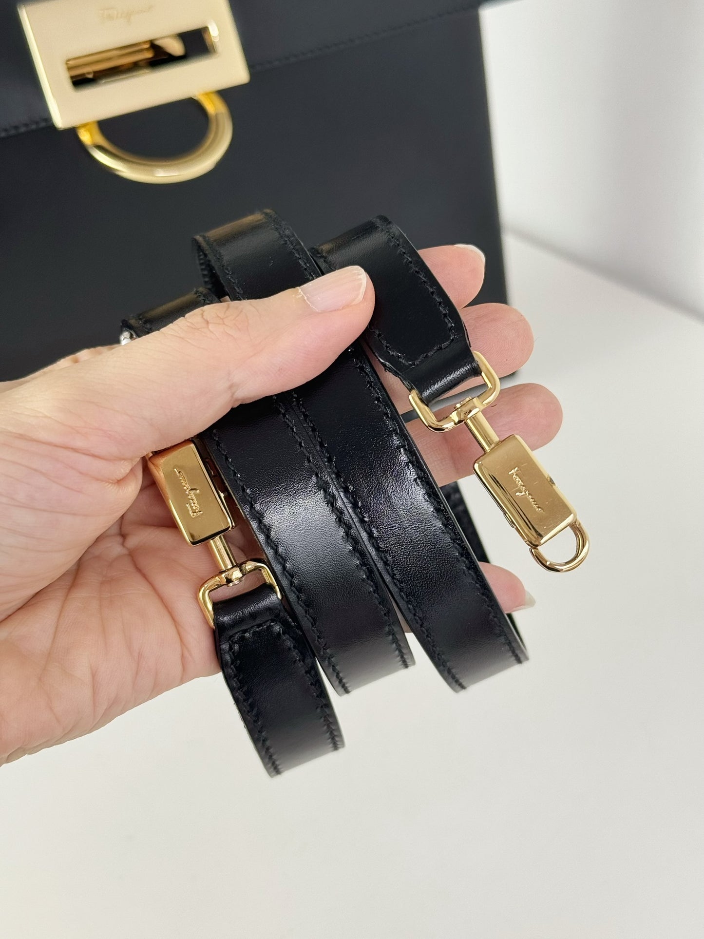 Salvatore Ferragamo Vintage Gancini Handbag Crossbody Bag